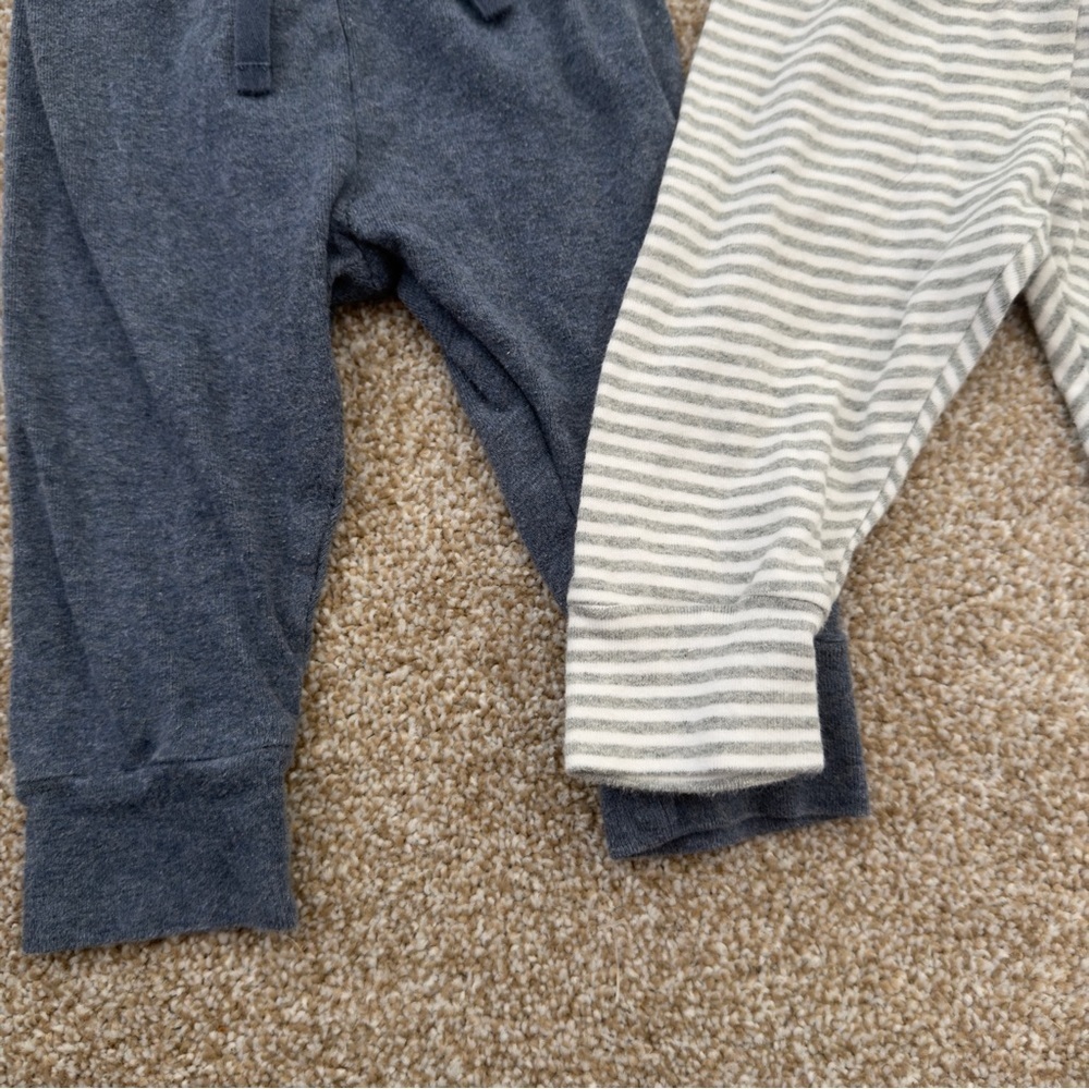 Baby Gap Pants 6-12M Organic Cotton Joggers Drawstring Bundle - Picture 5 of 12